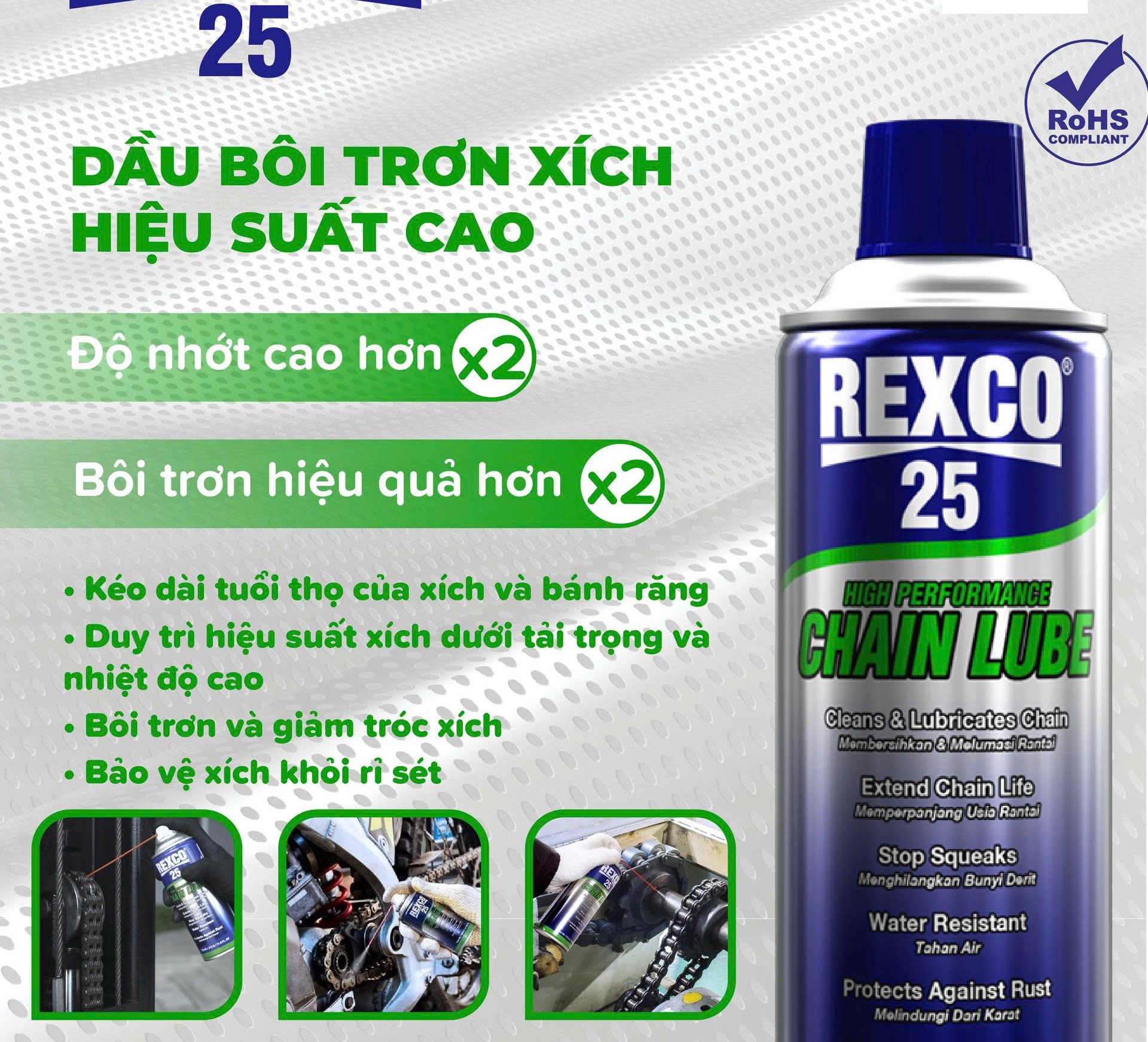 Dầu bôi trơn sên xích hiệu suất cao